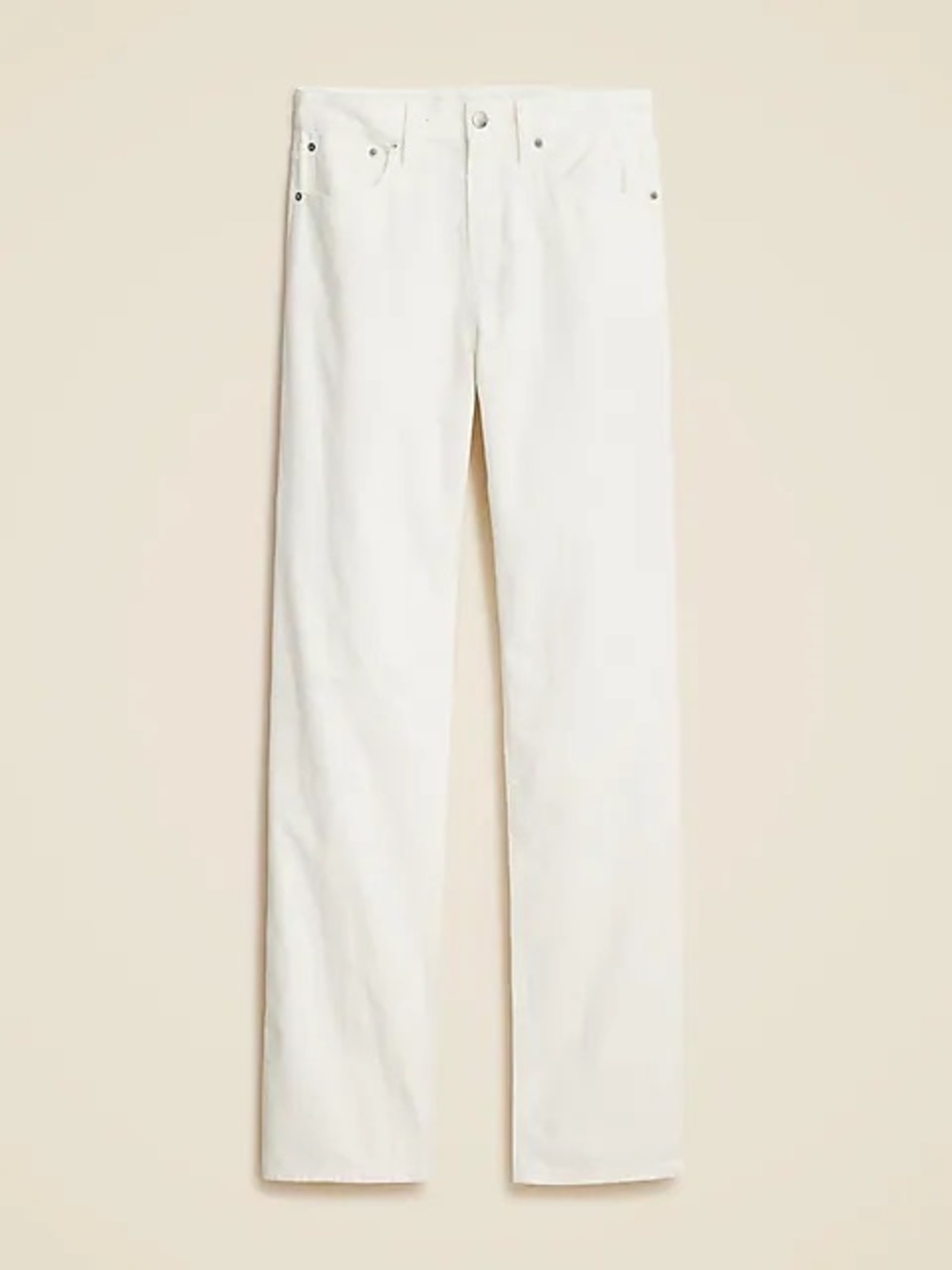 J. CREW Corduroy Straight Leg Off-White Pants Cords Jeans